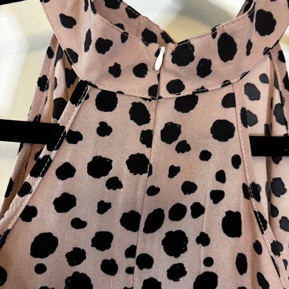 SHEIN Pink and Black Polka Dot Dress - Picture 7 of 10